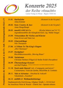 Mehr über den Artikel erfahren Konzert der Reihe 6nach6 / Variationen / 29.08. / Stephanuskirche 18:06 Uhr