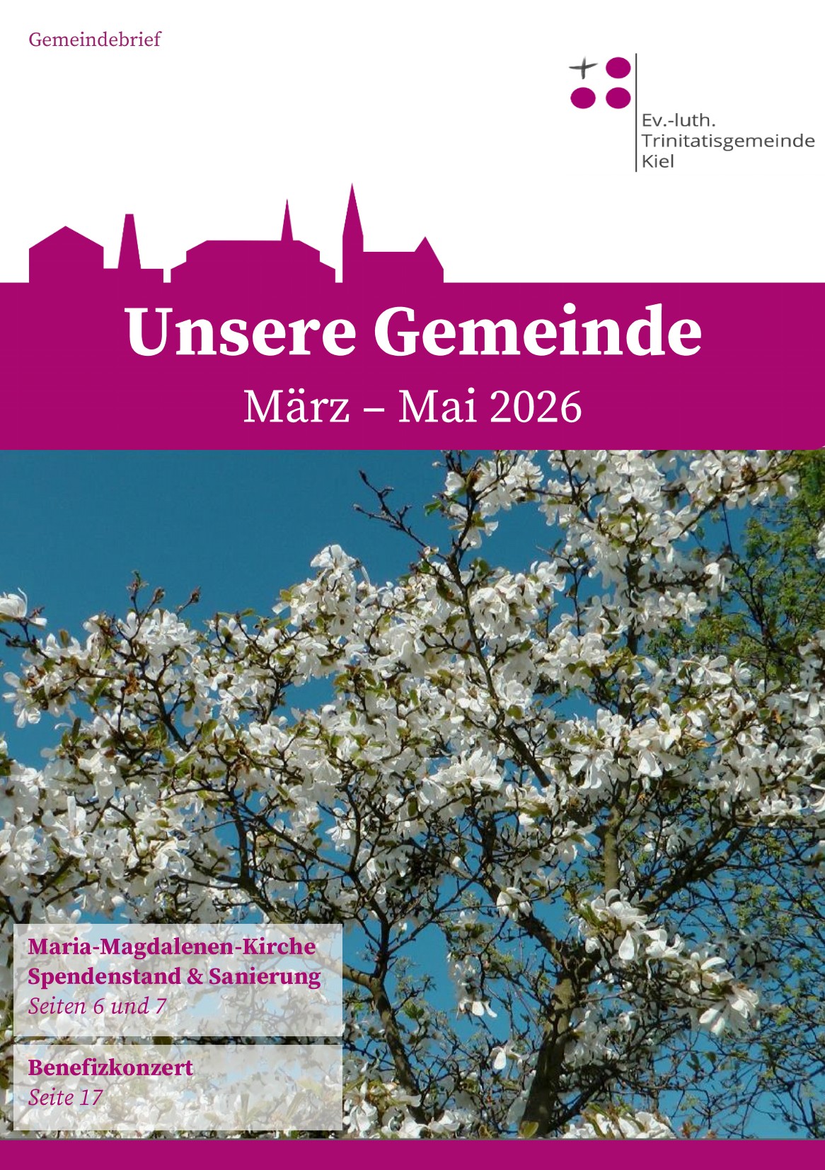 Du betrachtest gerade Der Gemeindebrief März bis Mai ’26 ist online